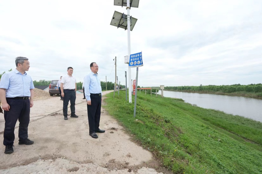 全省进入降雨集中期，毛伟明赴益阳检查防汛备汛（图）